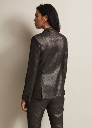 Phase Eight Ulrica Shimmer Jackets Metal Australia | HQ7068519